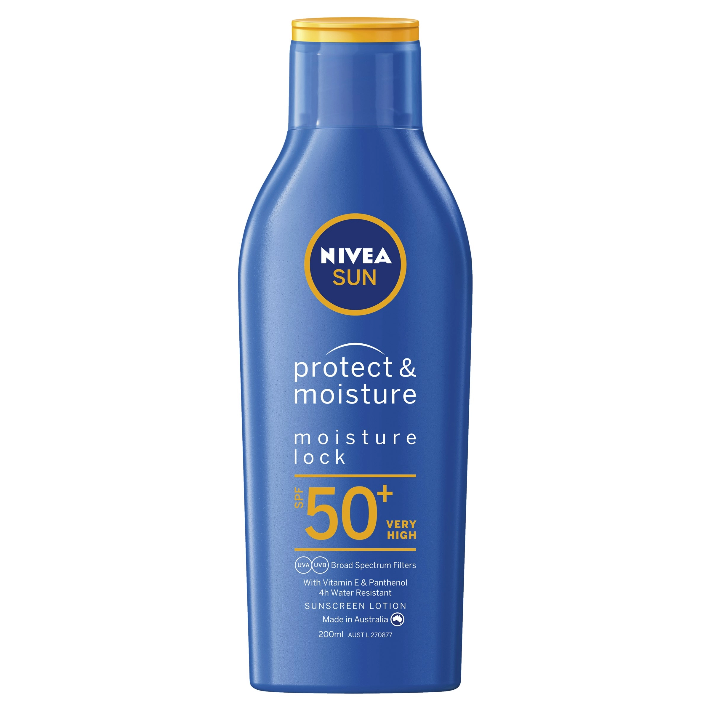 Nivea Protect & Moisture Moisturising Sunscreen SPF50+ 200ml