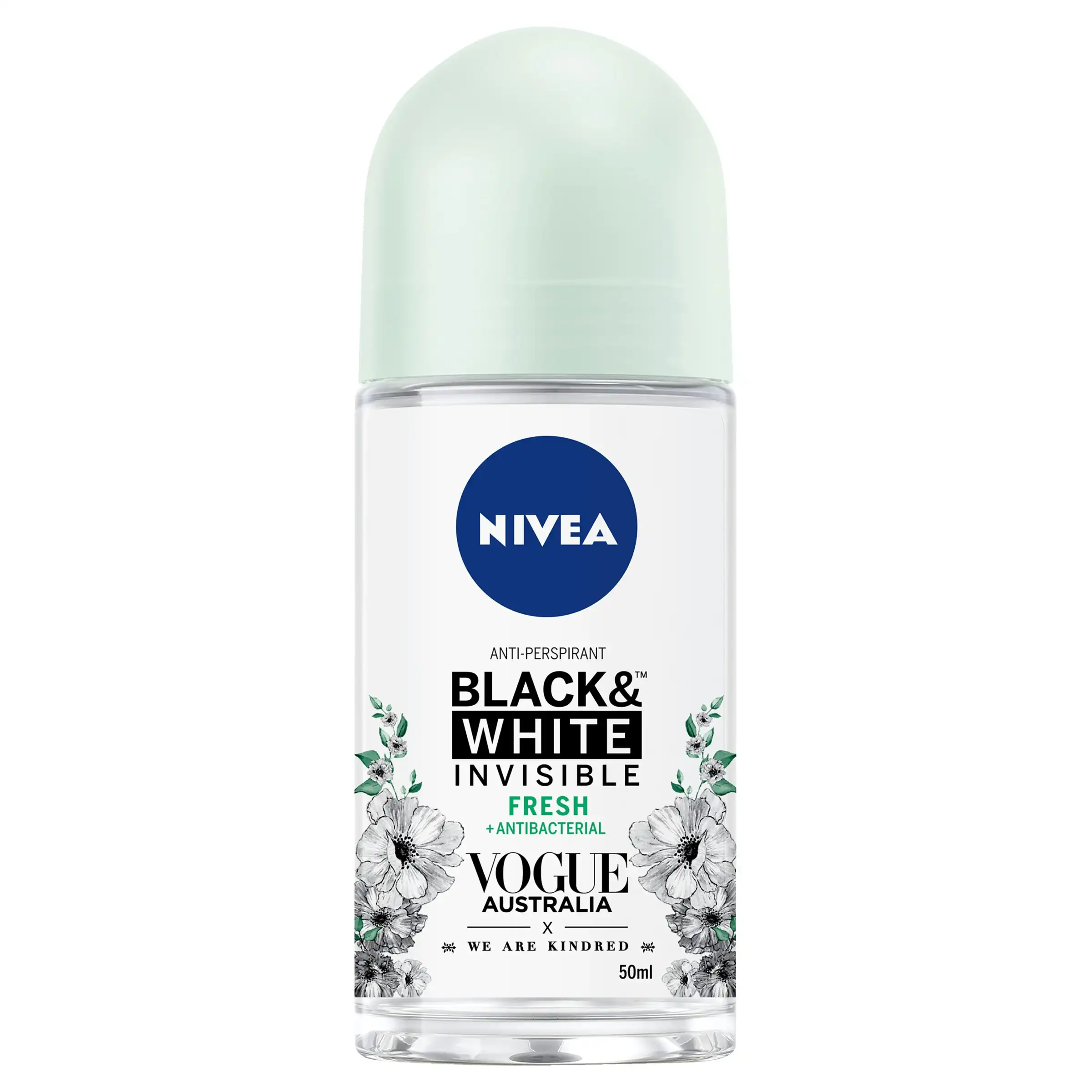 Nivea Invisible for Black & White Fresh Roll-On Deodorant Limited Edition 50ml