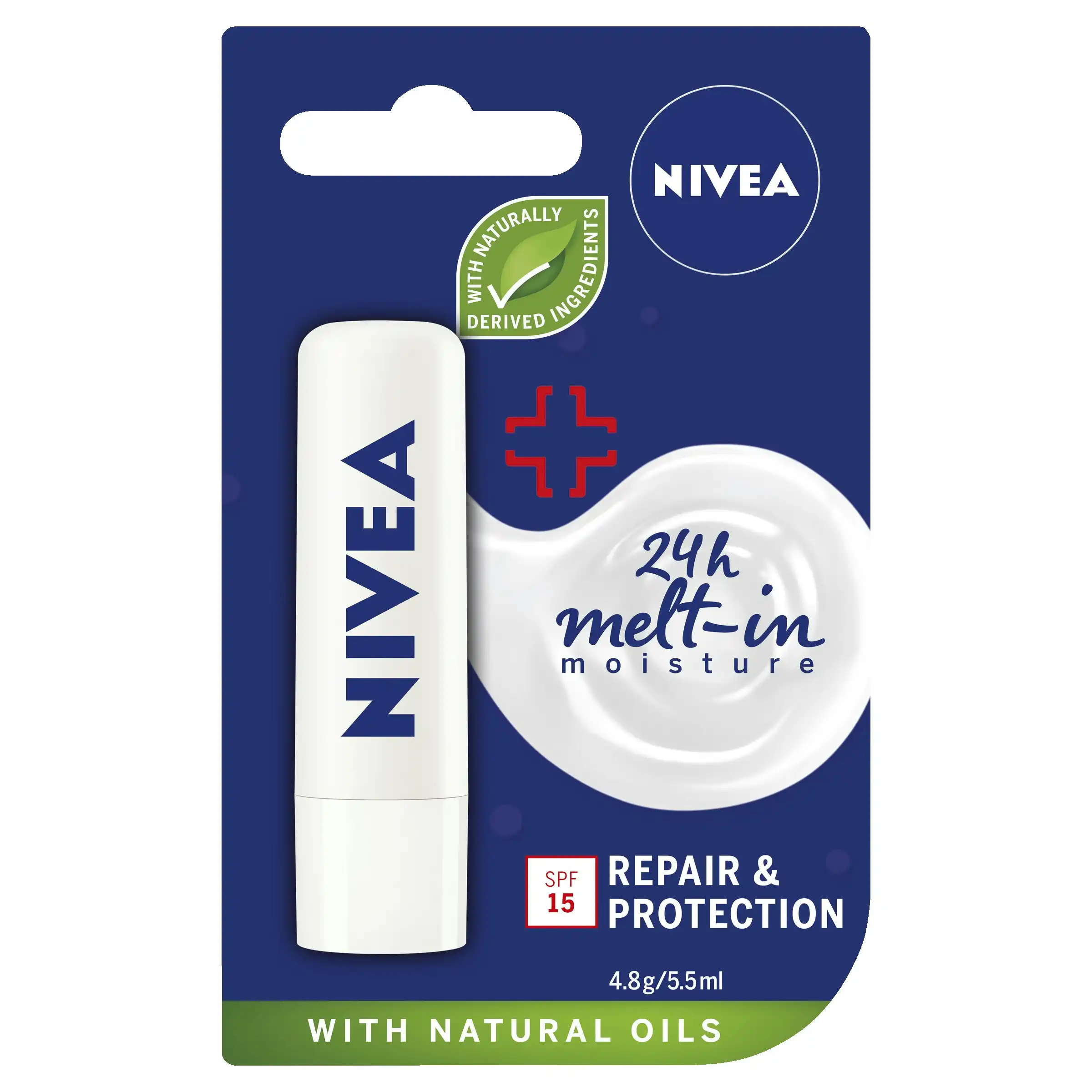 Nivea Lip Care Repair & Protection 4.8G