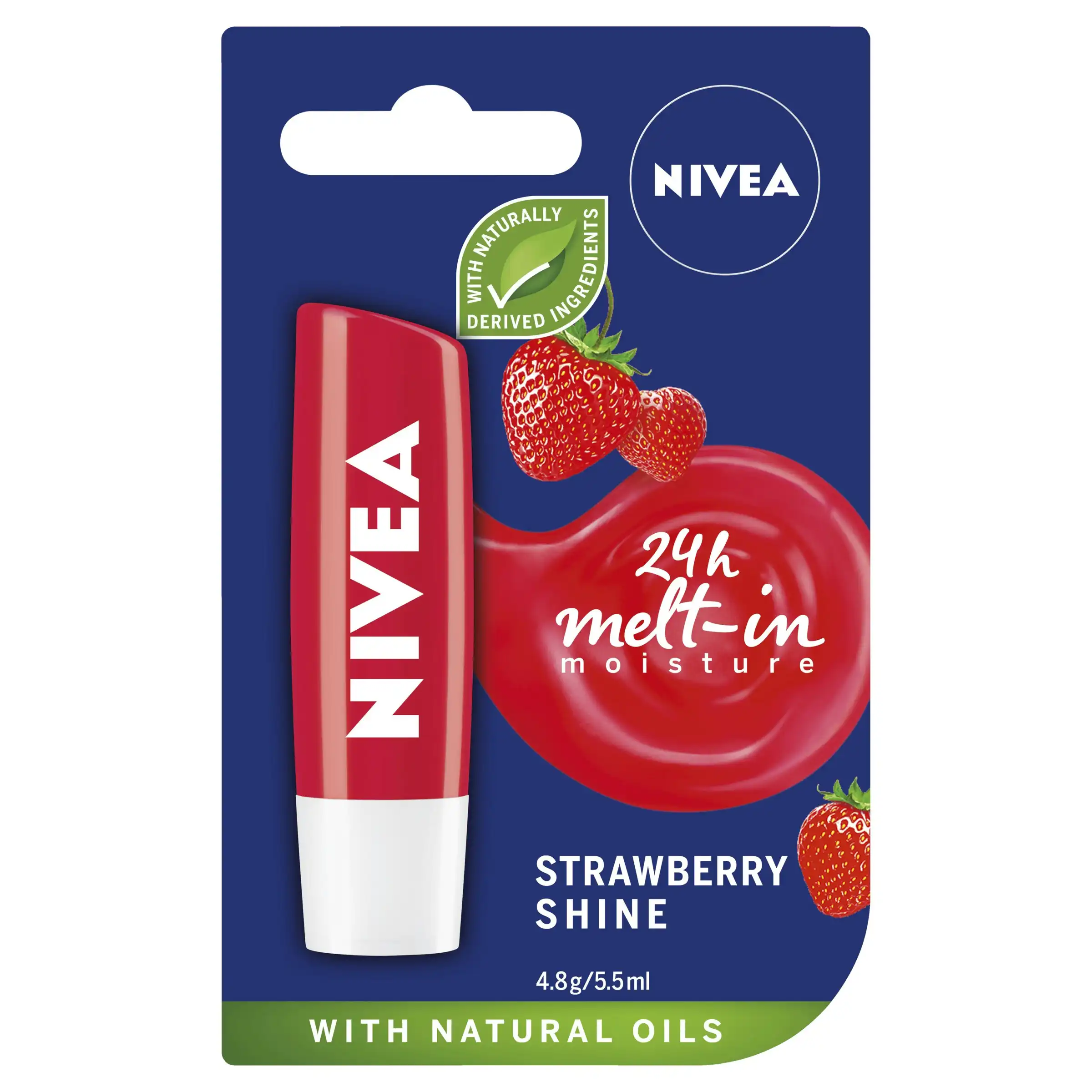 Nivea Lip Care Strawberry Shine 4.8G