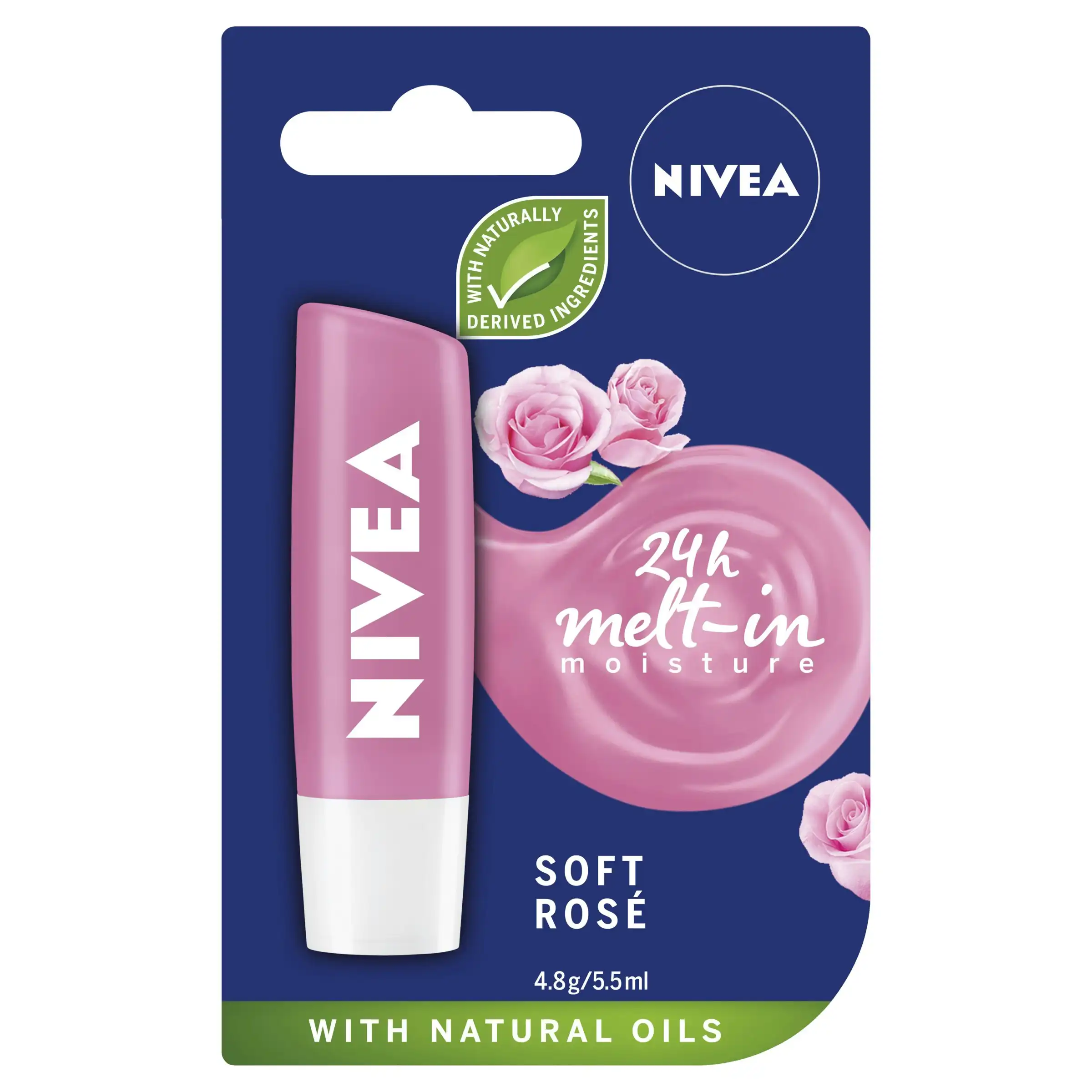 Nivea Lip Care Soft Rose 4.8G