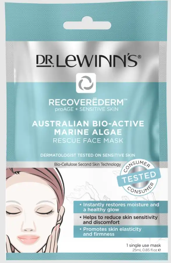 Dr Lewinn's Recoverederm Australian Marine Algae Rescue Mask 1Pc