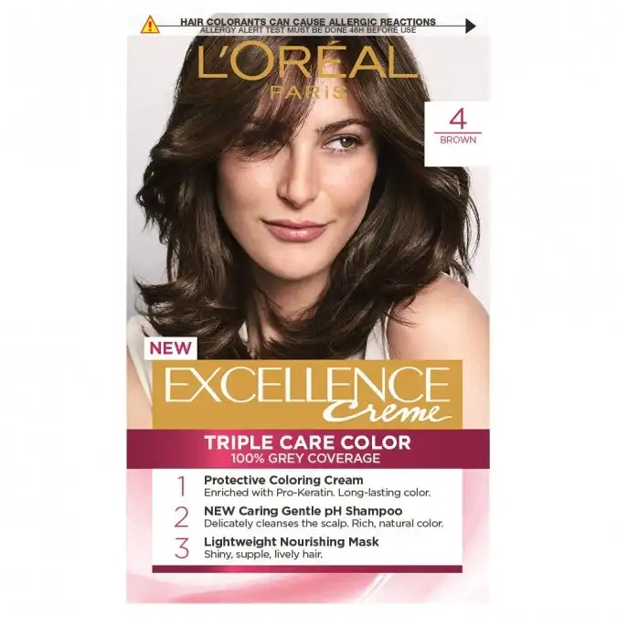 L'Oreal Excellence Creme 4 Dark Brown Hair Colour