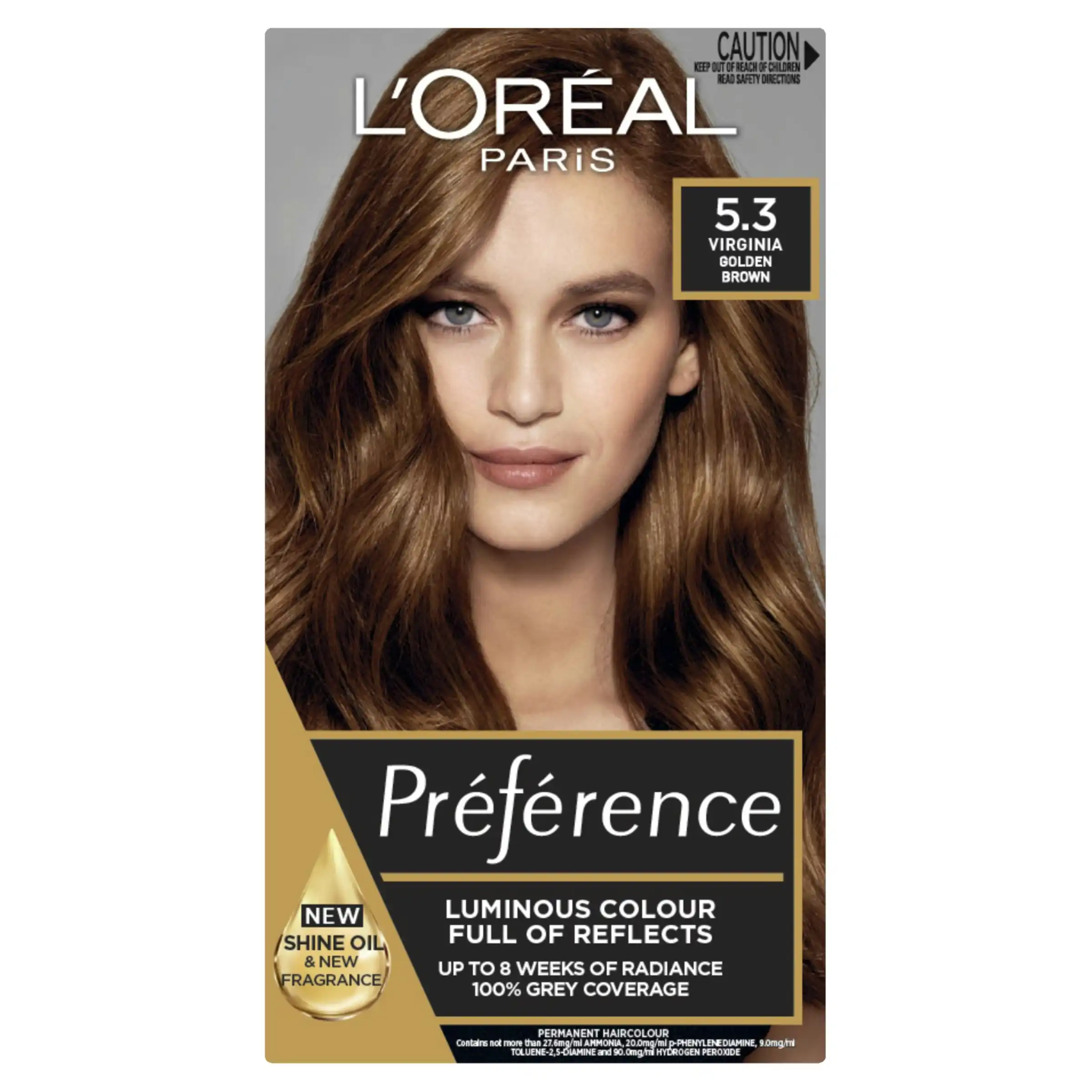 L'Oreal Paris Preference 5.3 Virginia Golden Brown