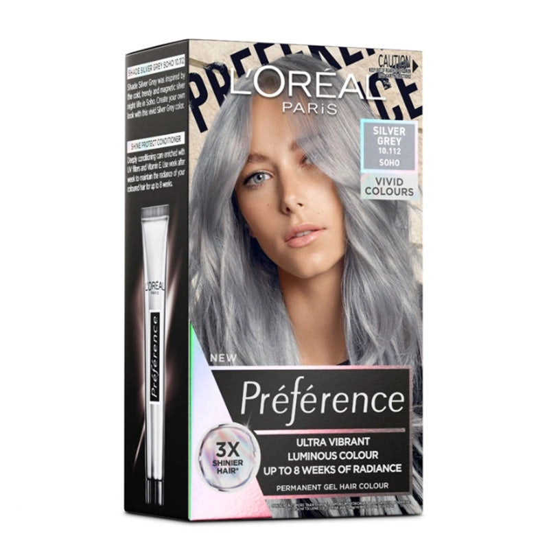 L'Oreal Paris Preference Vivids 10.112 Silver Grey