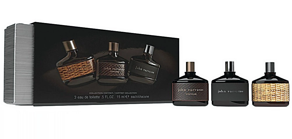 John Varvatos 3Pc Collection Edt Gift Set 3X15ml