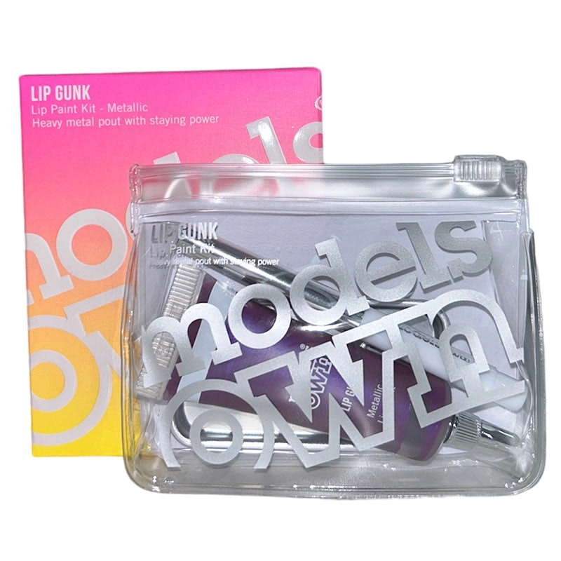 Model's Own Lip Gunk Metallic Lip Paint Kit 02 Titanium