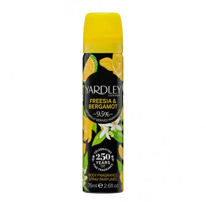 Yardley Freesia & Bergamot Body Spray 75ml