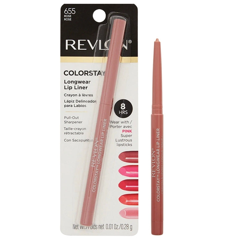 Revlon ColorStay Lip Liner with SoftFlex Rose 655