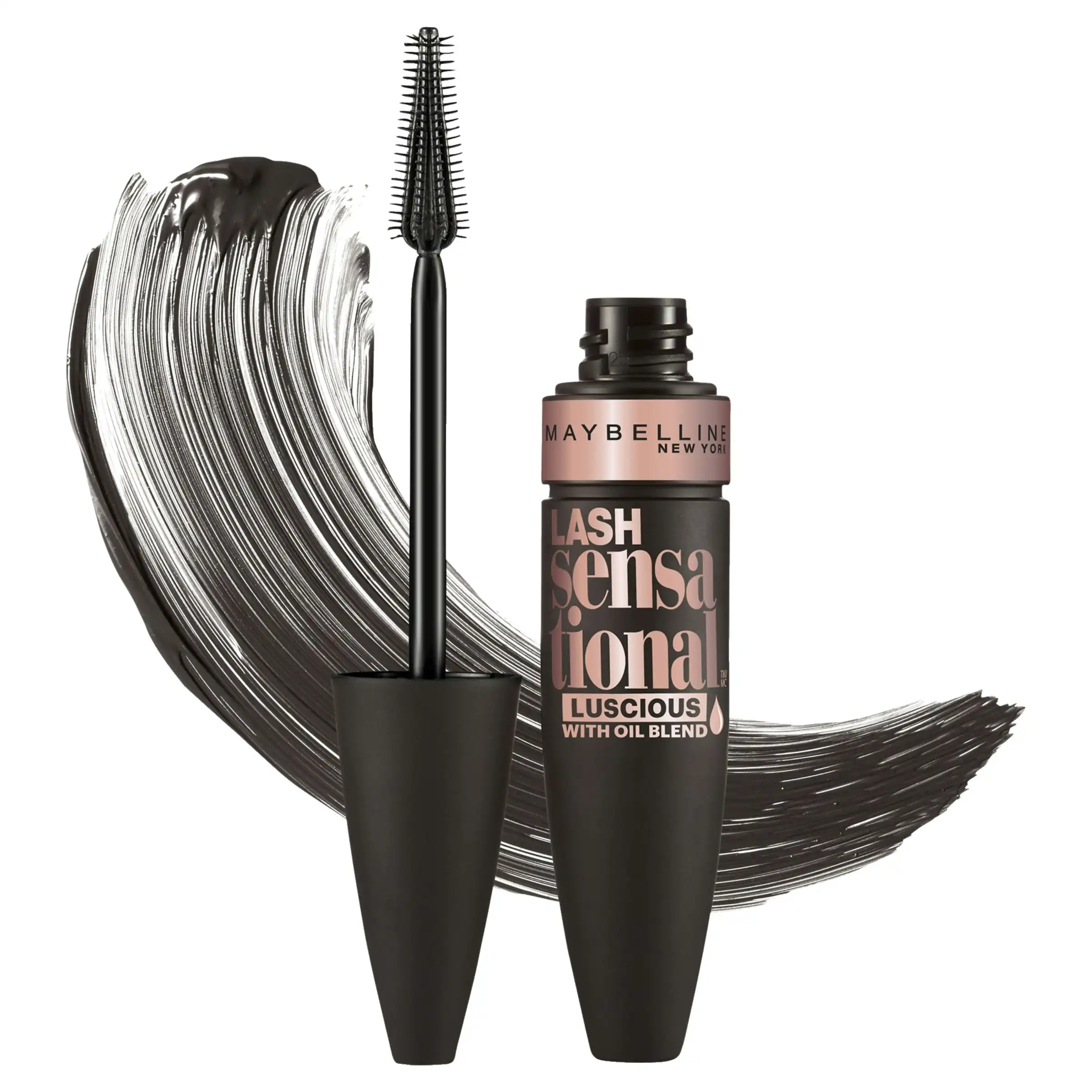 Maybelline Lash Sensational Luscious Lengthening Mascara - Blackest Black