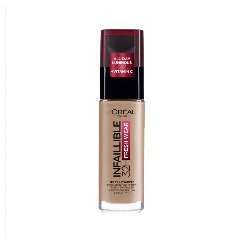 L'Oreal Paris Infallible Fresh Wear Liquid Foundation 225 Beige Sand