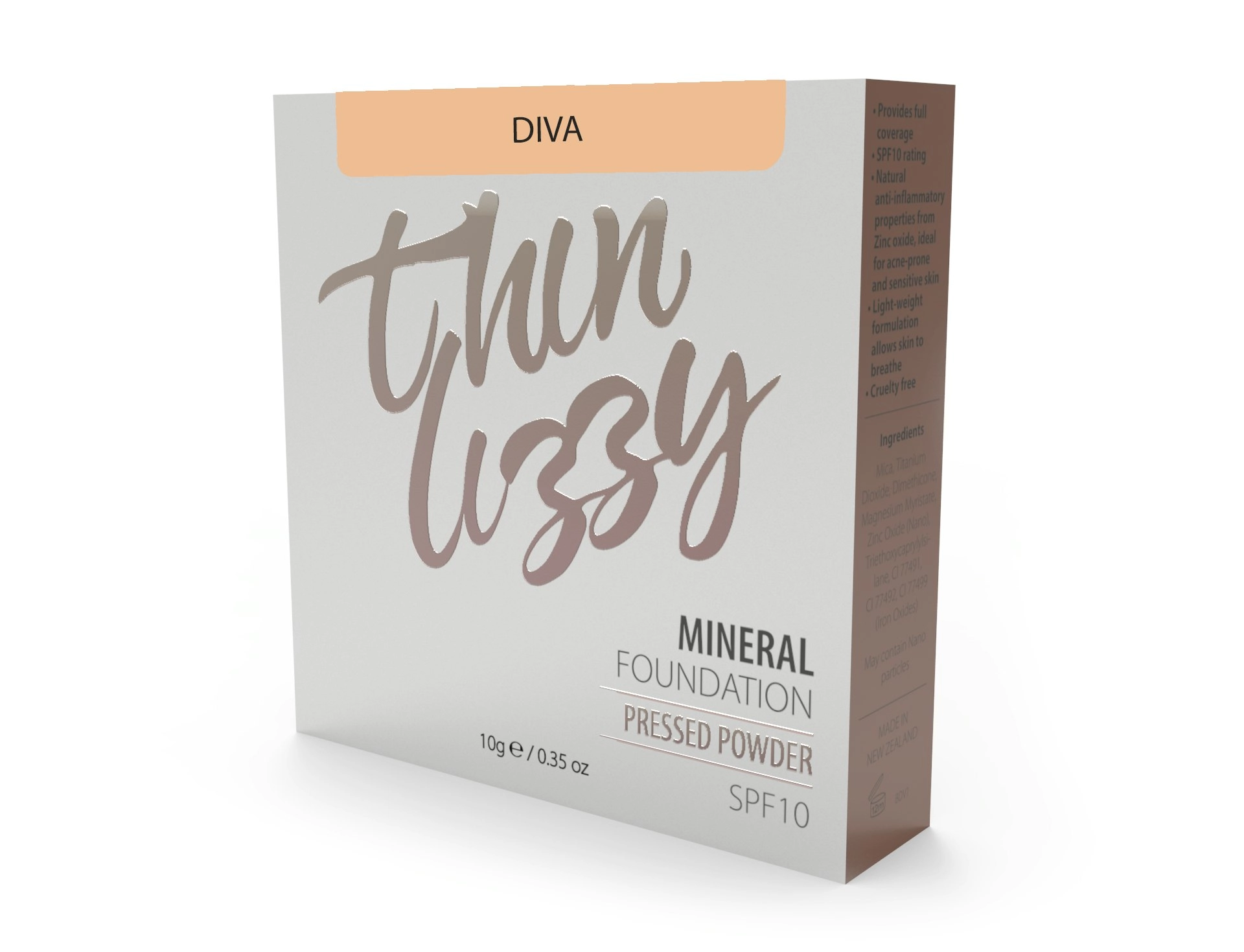 Thin Lizzy Pressed Mineral Foundation Diva