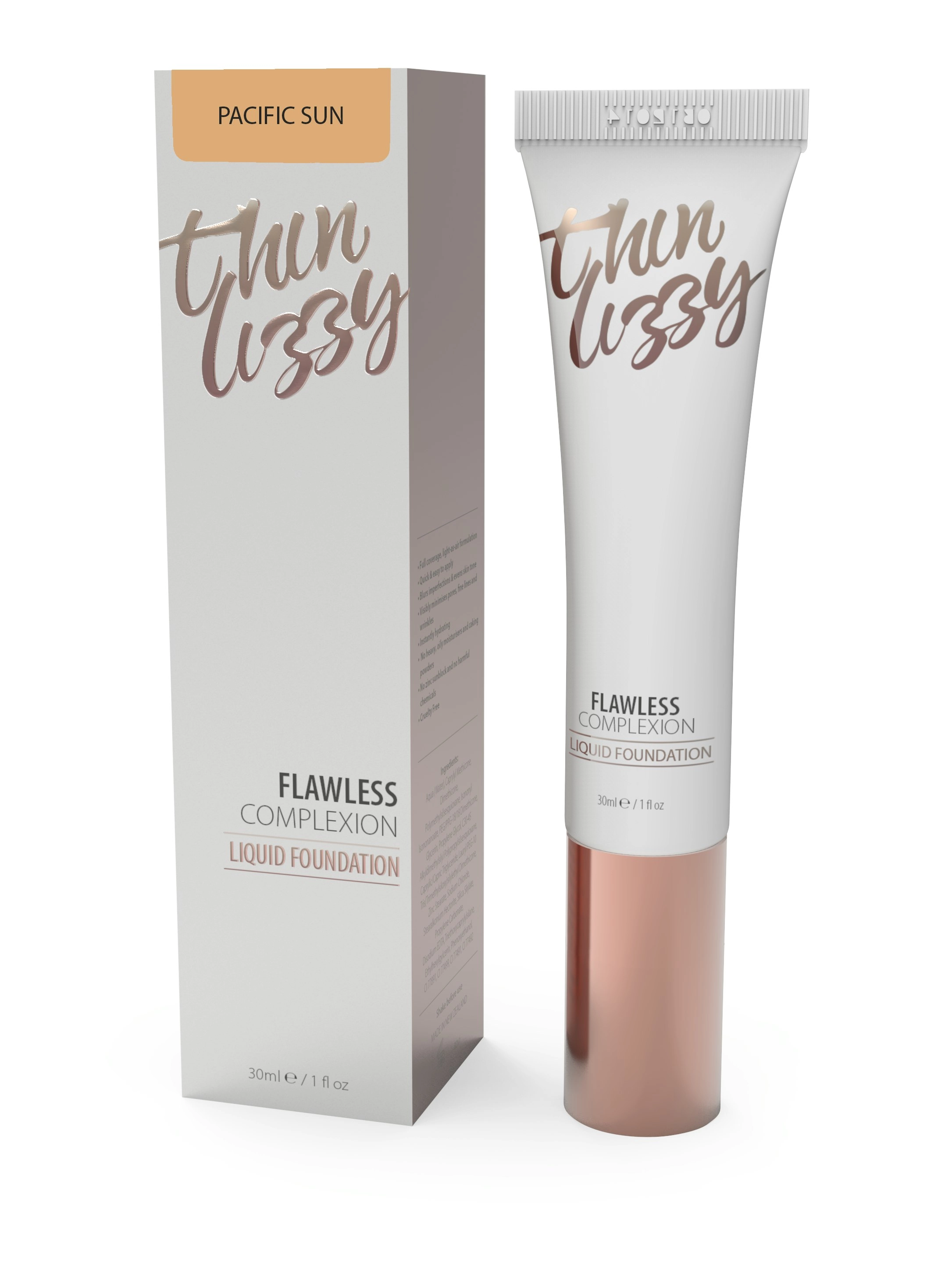 Thin Lizzy Flawless Complexion Liquid Foundation Pacific Sun