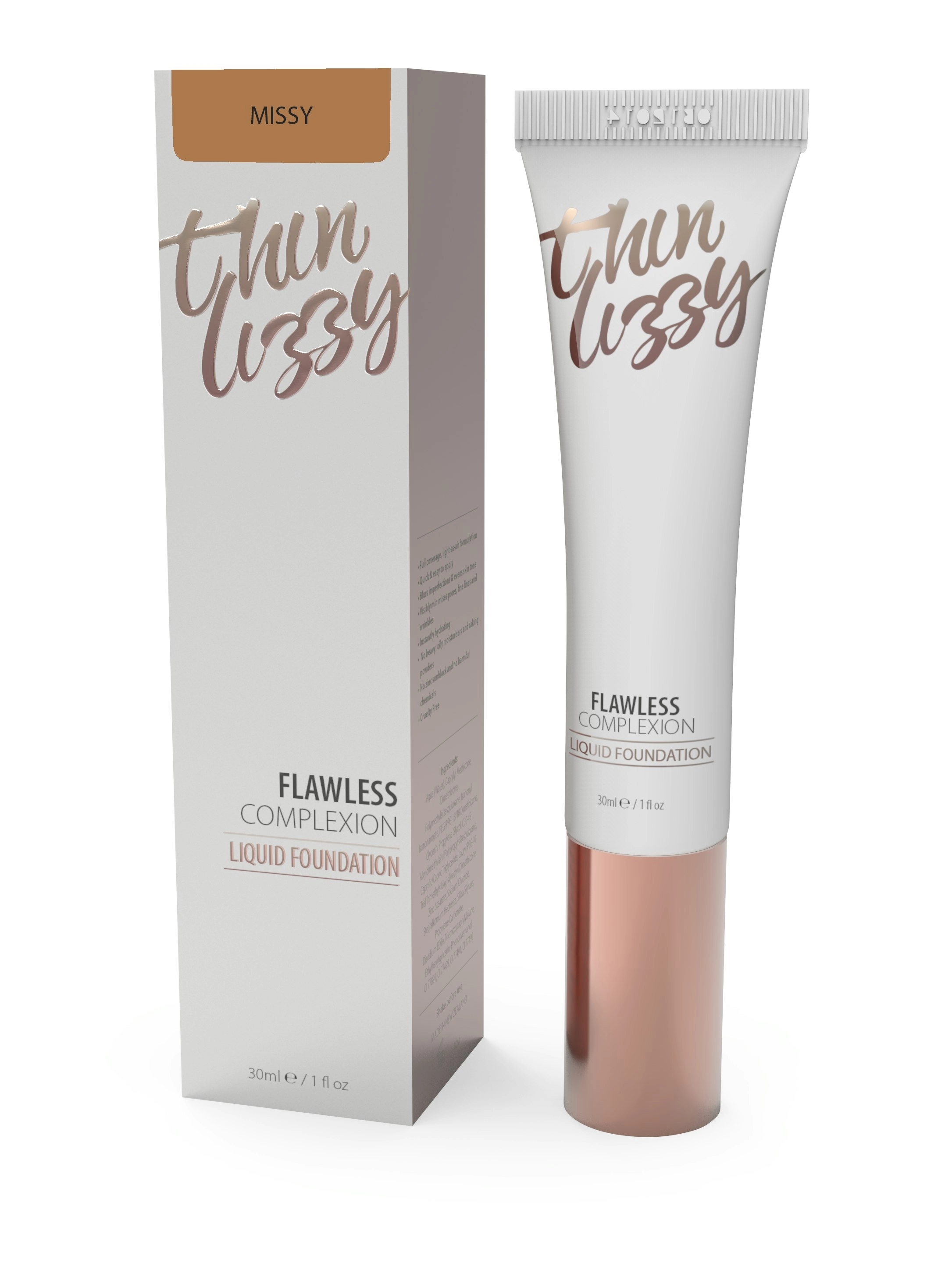 Thin Lizzy Flawless Complexion Liquid Foundation Missy