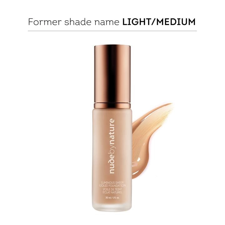 Nude by Nature Luminous Sheer Liquid Foundation Rose Beige 30ml