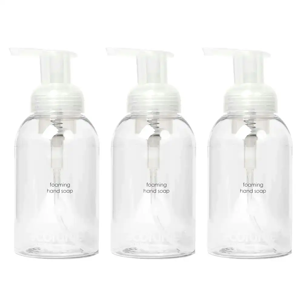 3x Eco Turtles Foaming Bathroom Handsoap Pump Reusable Bottle & Tablet Ocean