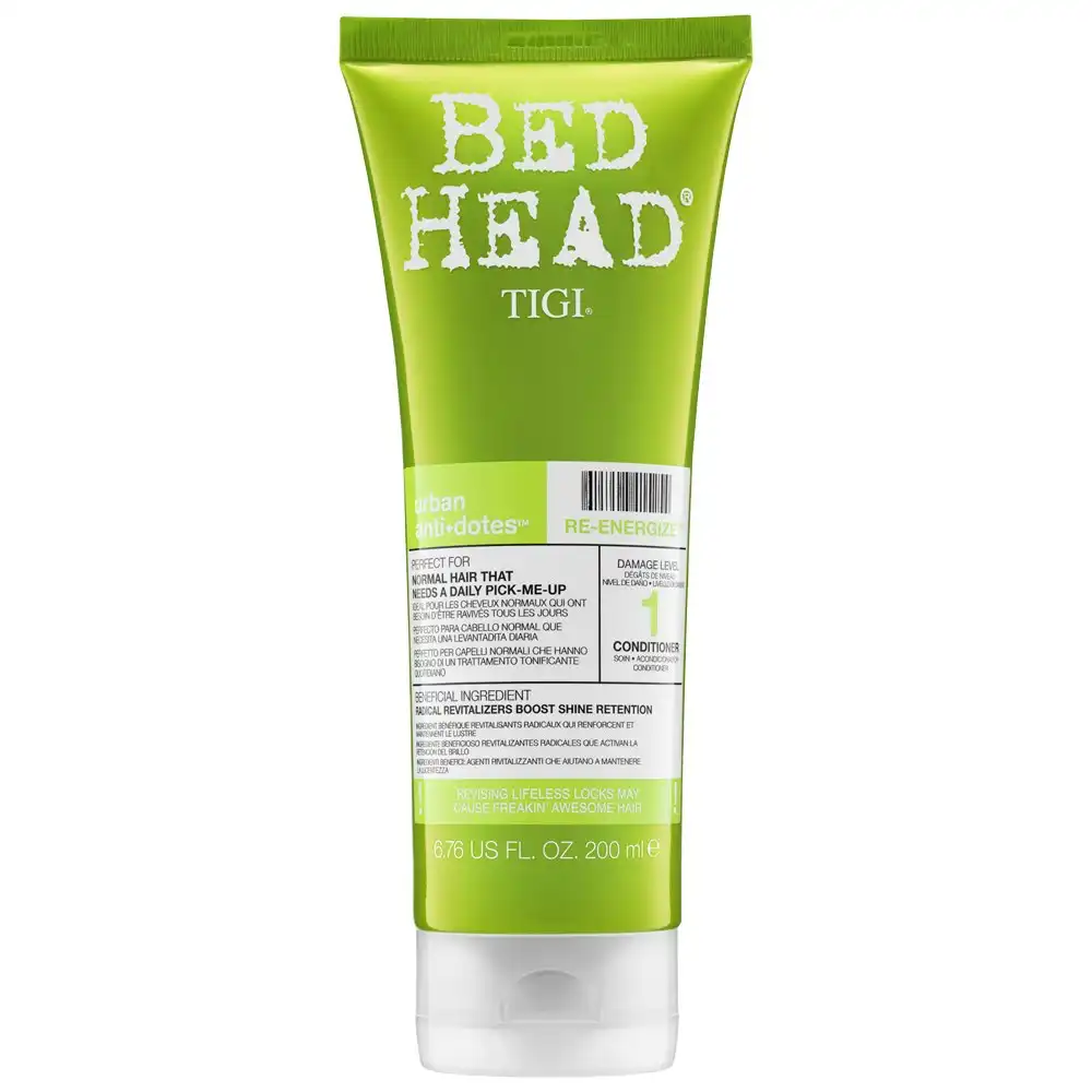 Tigi Bed Head 200ml Conditioner 1 Re-Energize Urban Anti+ Dotes for Dry Hair