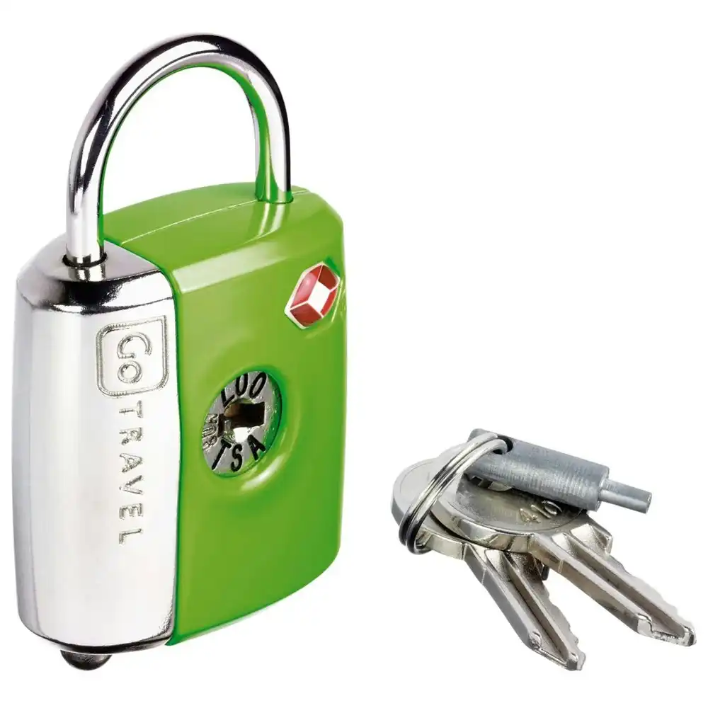 Go Travel TSA Dual Combination Key Luggage/Suitcase Security Padlock Assorted