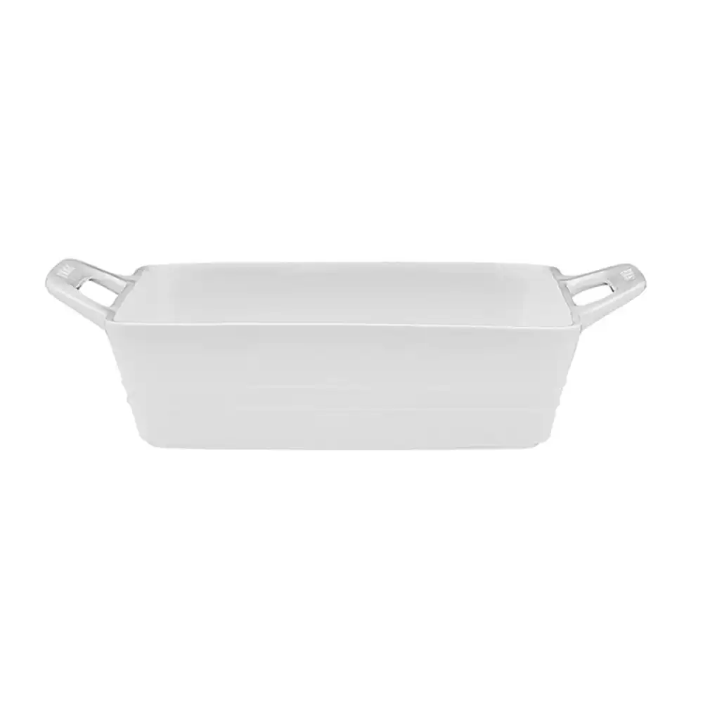 Ecology Signature 30cm Porcelain Square Baker Dish Oven Bakeware Tray White