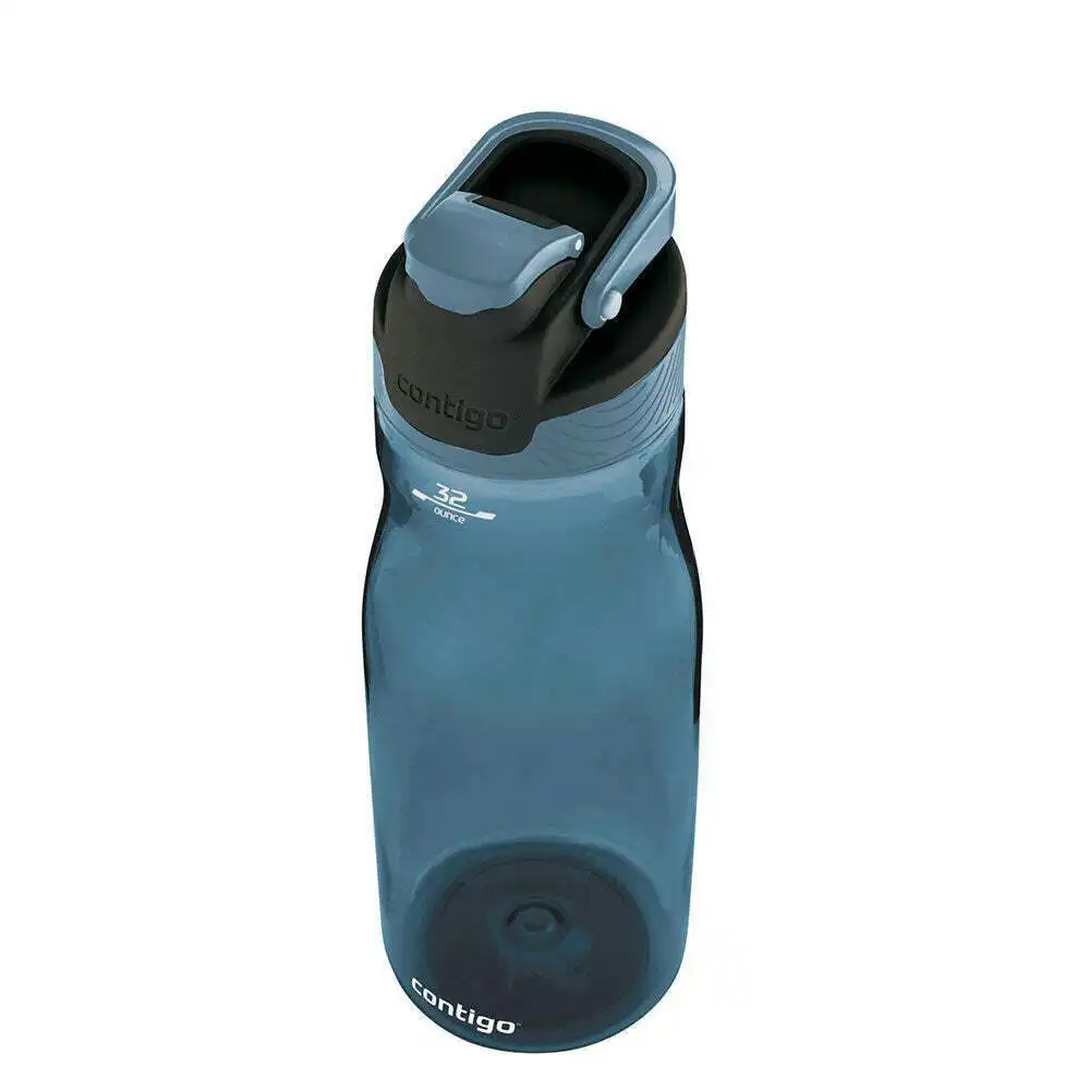 Contigo Autoseal Water Bottle Stormy Weather  946ml Transparent Blue Coloured