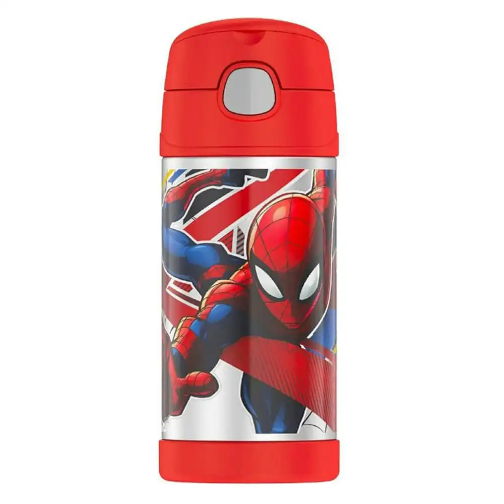 Thermos 355ml Funtainer Vacuum Insulated Drink Bottle Spiderman Stainless Steel