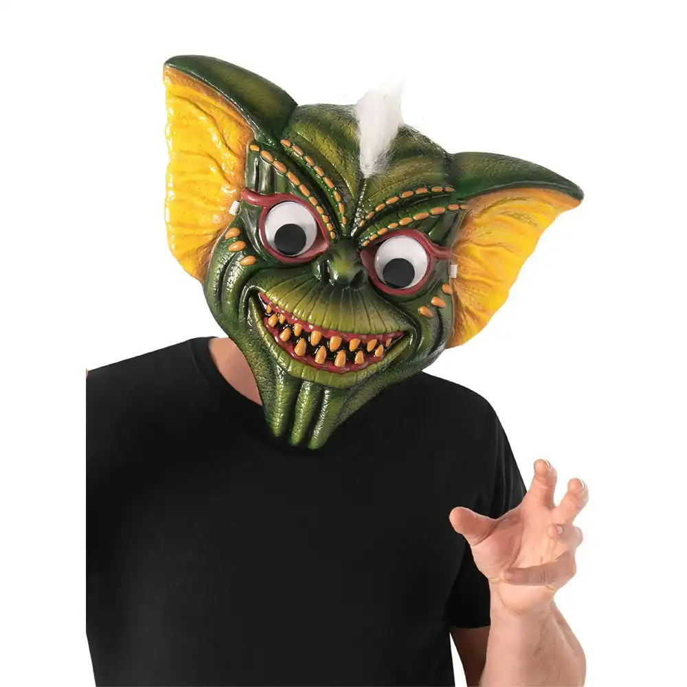 Warner Bros Gremlins Stripe Googly Eyes Mask Halloween Party Adult Mens Costume