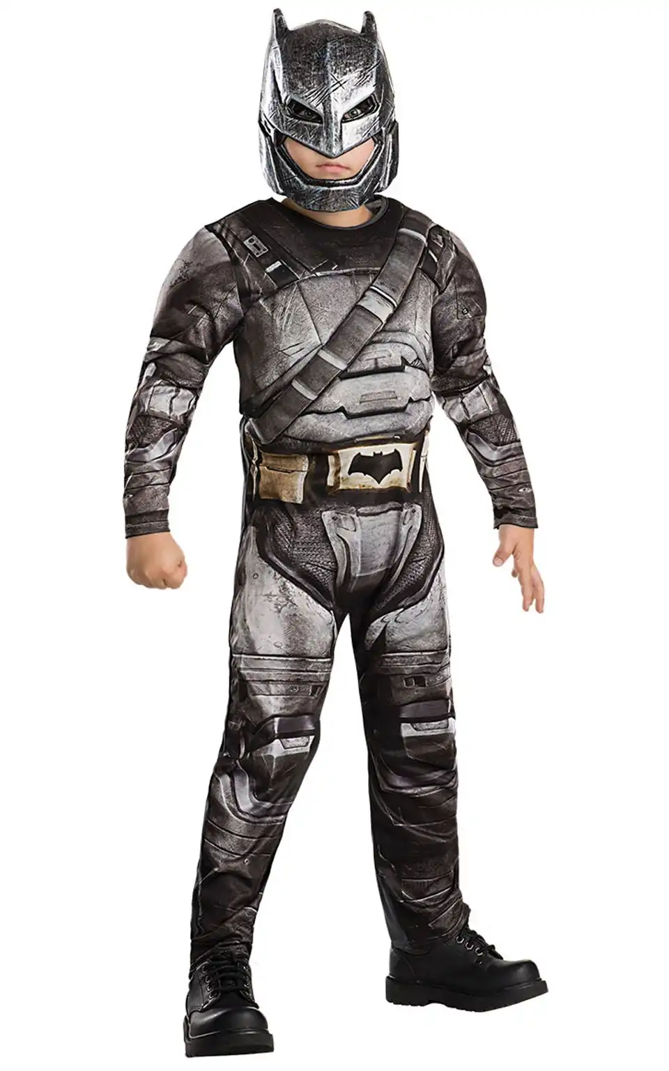 DC Comics Batman Boys/Tween Armour Deluxe Fancy Dress Up Costume Set Size 9-10