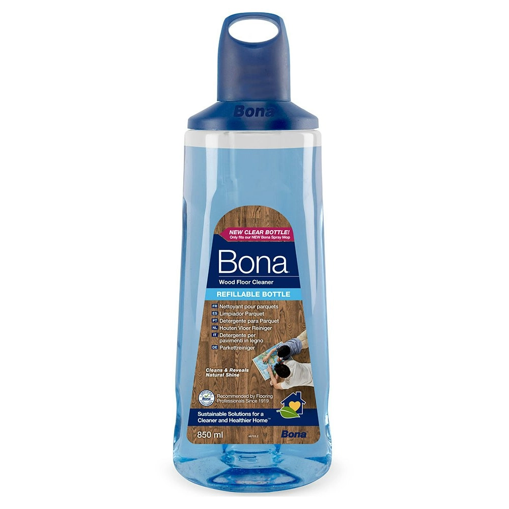 Bona 850ml Wood/Timber Floor Cleaner Refill Cartridge For New Spray Mop