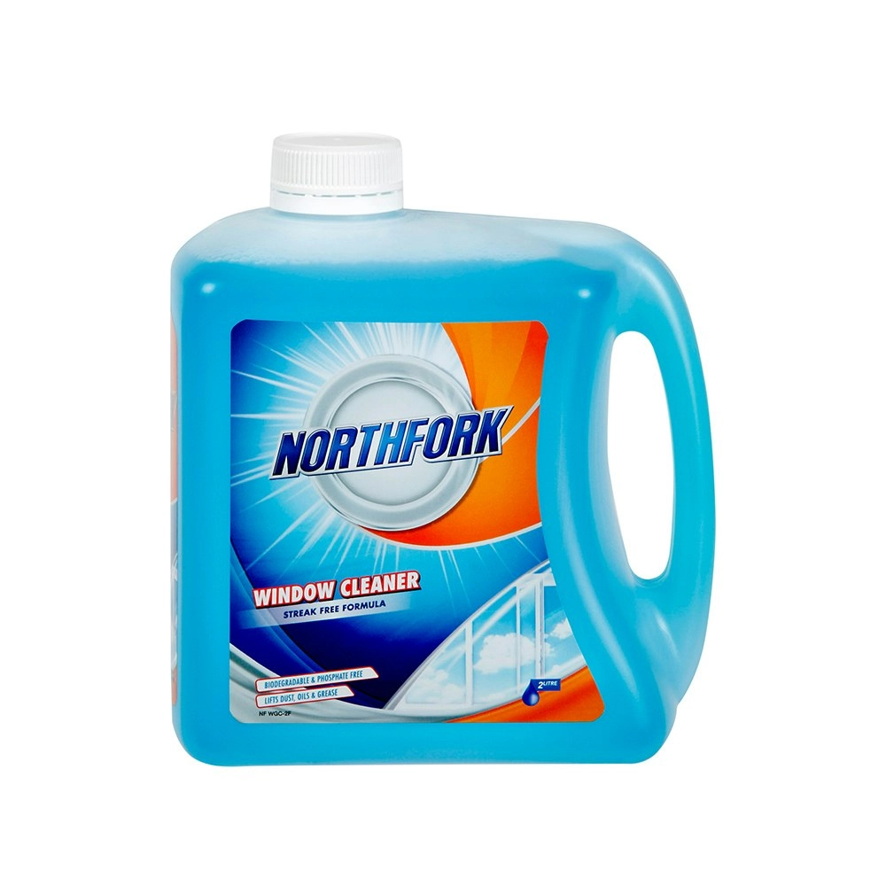 Northfork 2L Glass/Window Cleaning Liquid for Home/Office Mirror/Car Windscreen