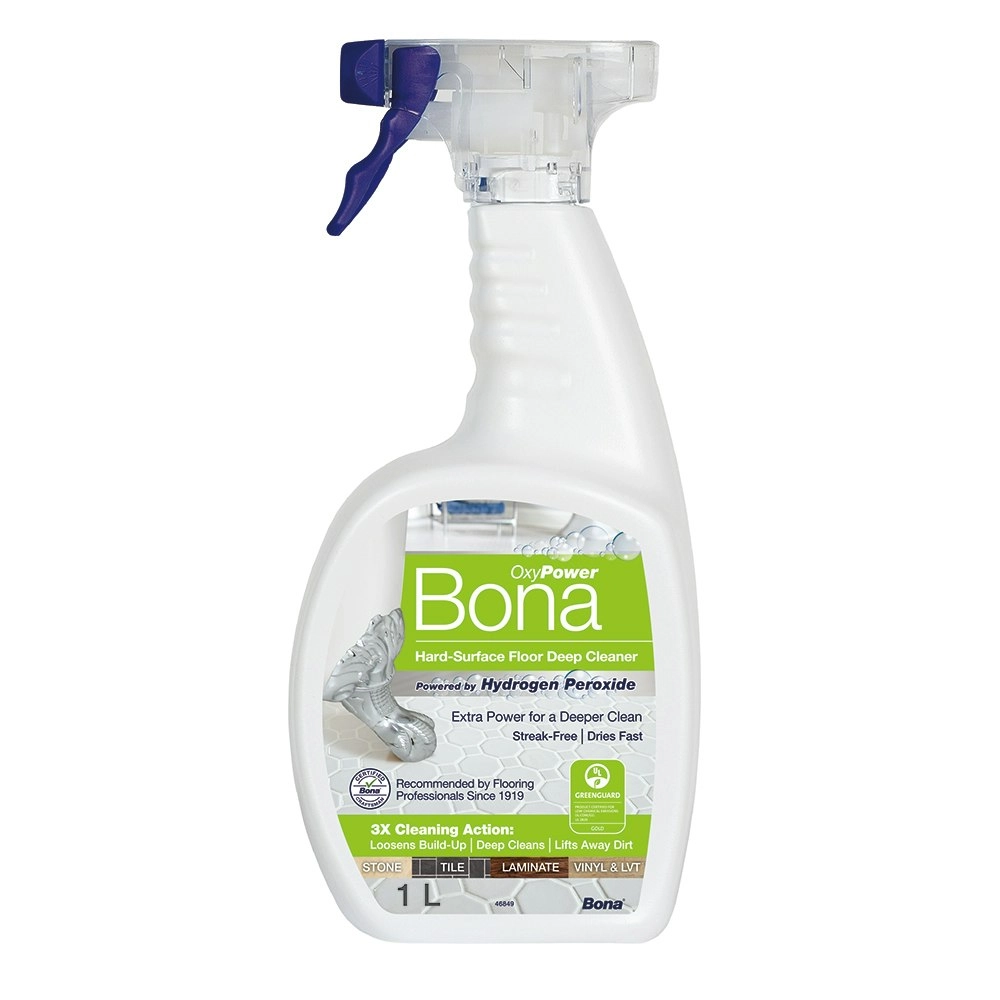 Bona 1L Hard Floor/Laminate/Tile Deep Surface Cleaner Spray w/Hydrogen Peroxide