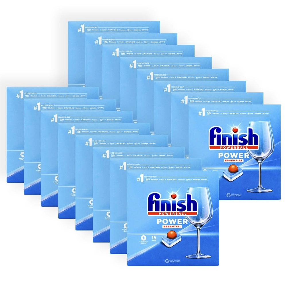 240pc Finish Powerball Power Essential Dish Washing/Cleaning Tabs/Tablets Fresh