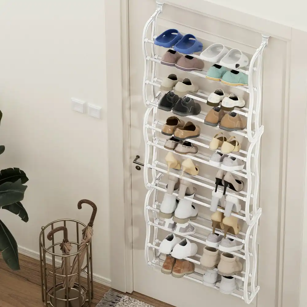 Artiss 12 Tier Shoe Rack Hanging Over Door Organiser 24 Pairs Eric