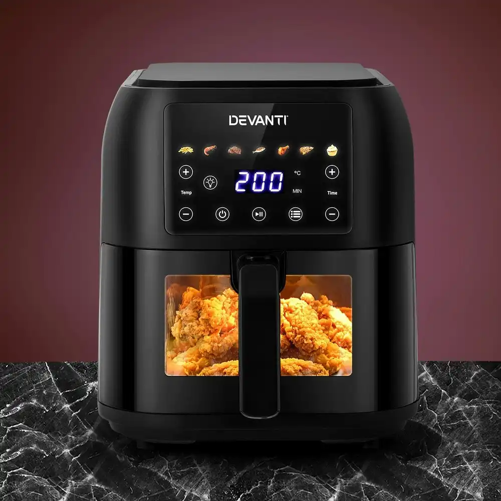 Devanti Air Fryer 8L LCD Fryers