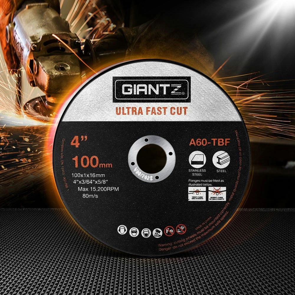 Giantz 50-Piece Cutting Discs 4" 100mm,Giantz 50pcs 4" Cutting Discs 100mm Angle Grinder Thin Cut Off Wheel for Metal