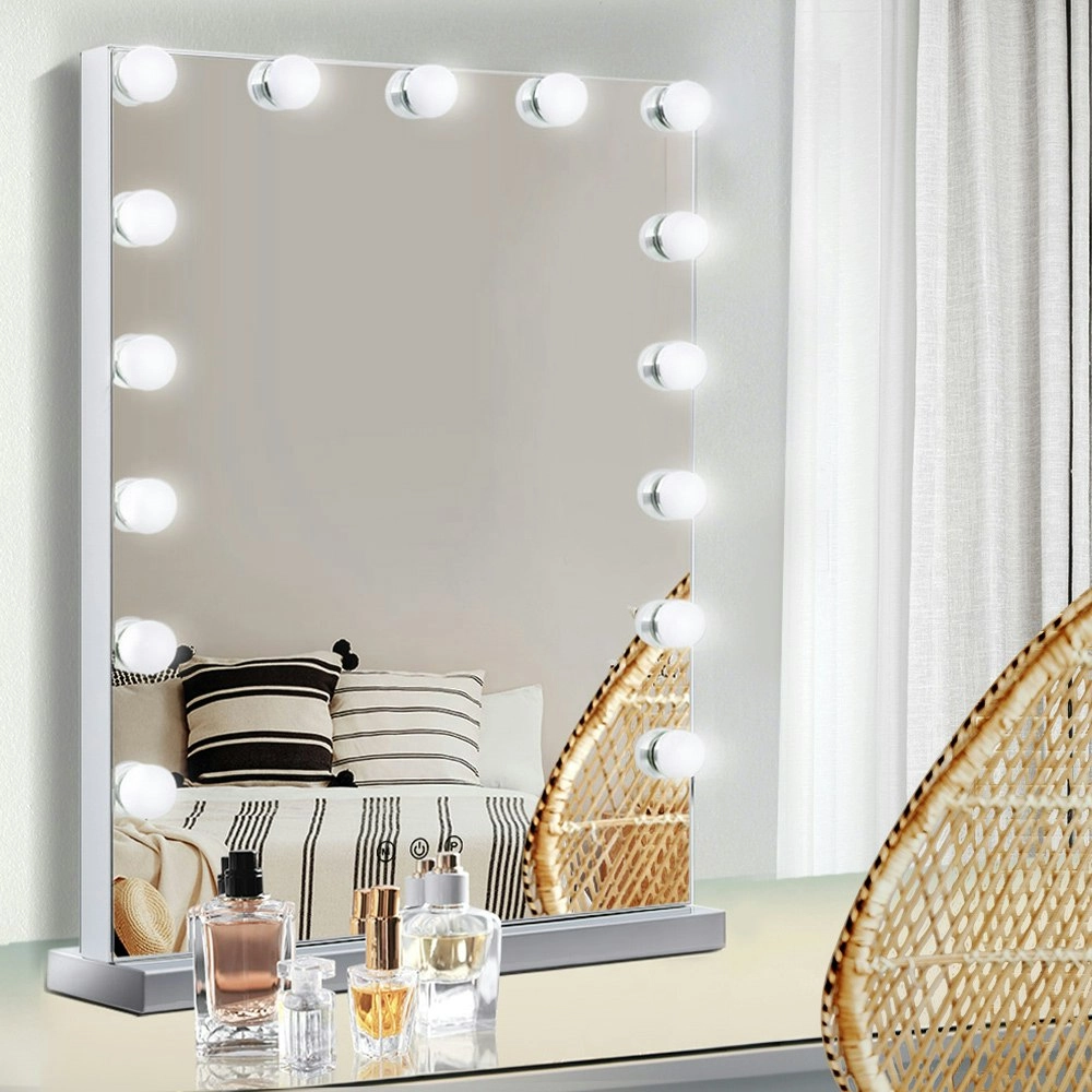 Embellir Makeup Mirror 43x61cm Hollywood Vanity with LED Light Tabletop Wall