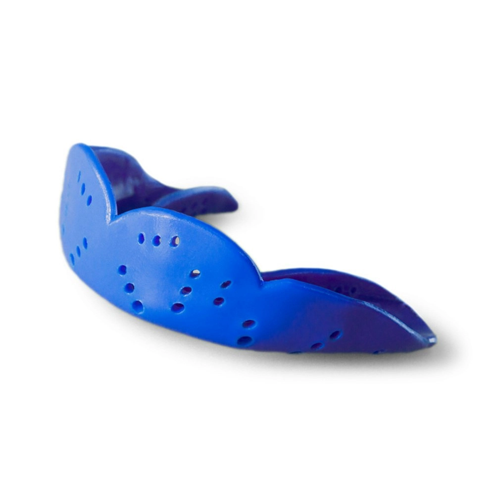 Sisu Aero Medium Mouth Guard Sports Teeth Protector Kids/Child 7y+ Royal Blue