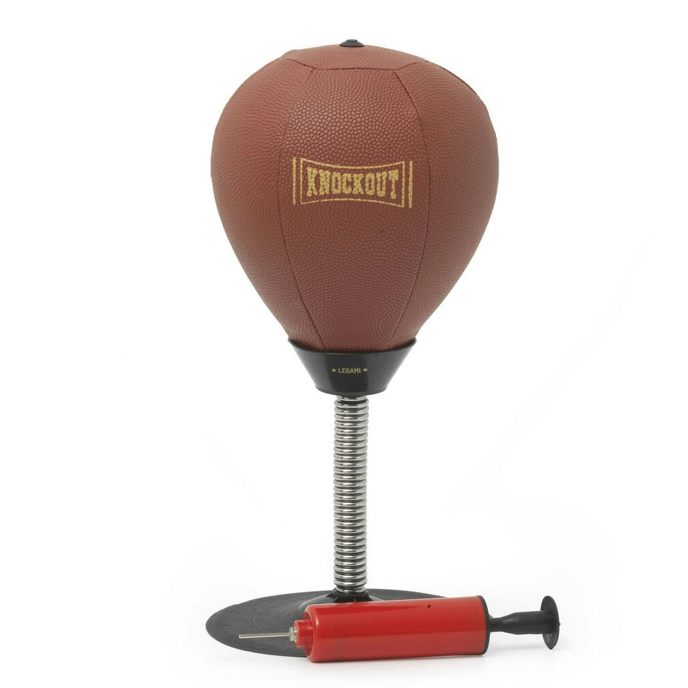 Knockout Tabletop Punching Bag/Ball Stress Reliever Novelty Toy w/ Air Pump 18cm