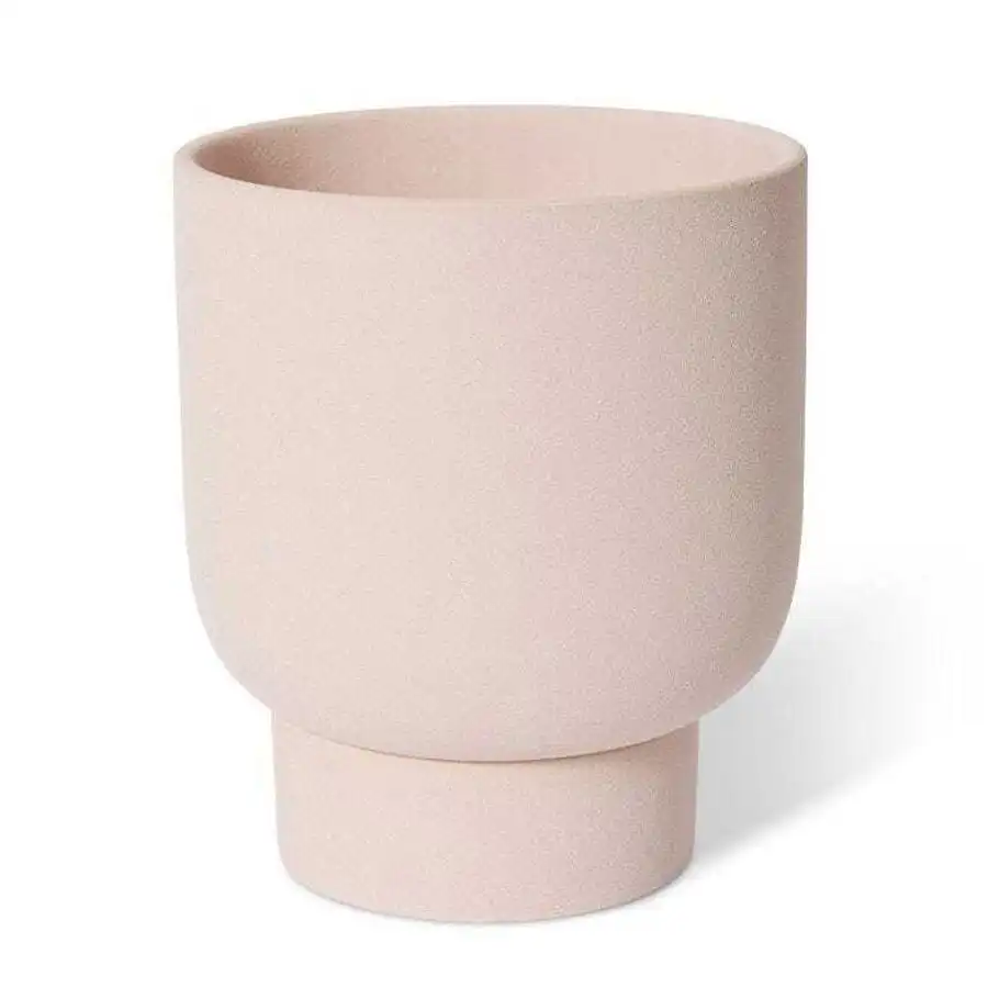 E Style Daylen 24cm Ceramic Plant Pot w/ Saucer Home Decor Planter Pink