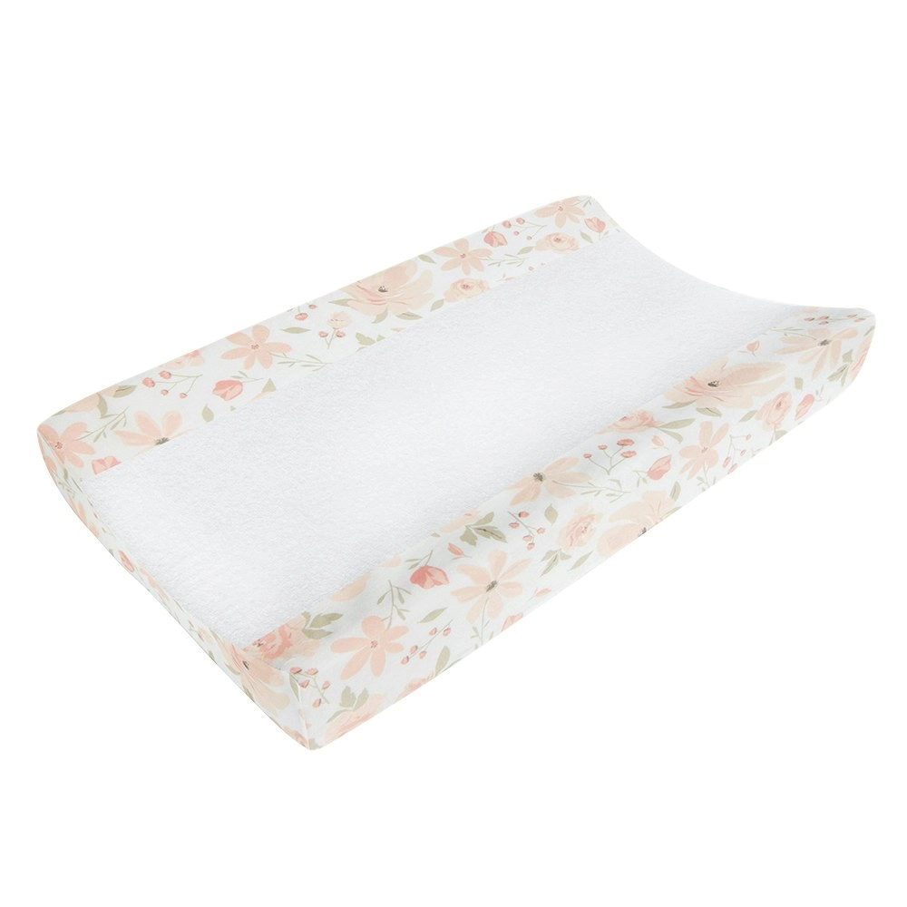 Lolli Living Baby/Newborn Nursery Cushioned Cotton Change Pad Cover Meadow