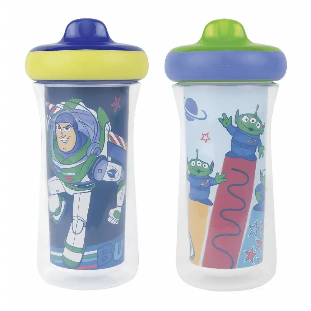 2pc Toy Story 9oz/266ml Toddler/Children's Insulated Sippy Cup Set Kids 9m+