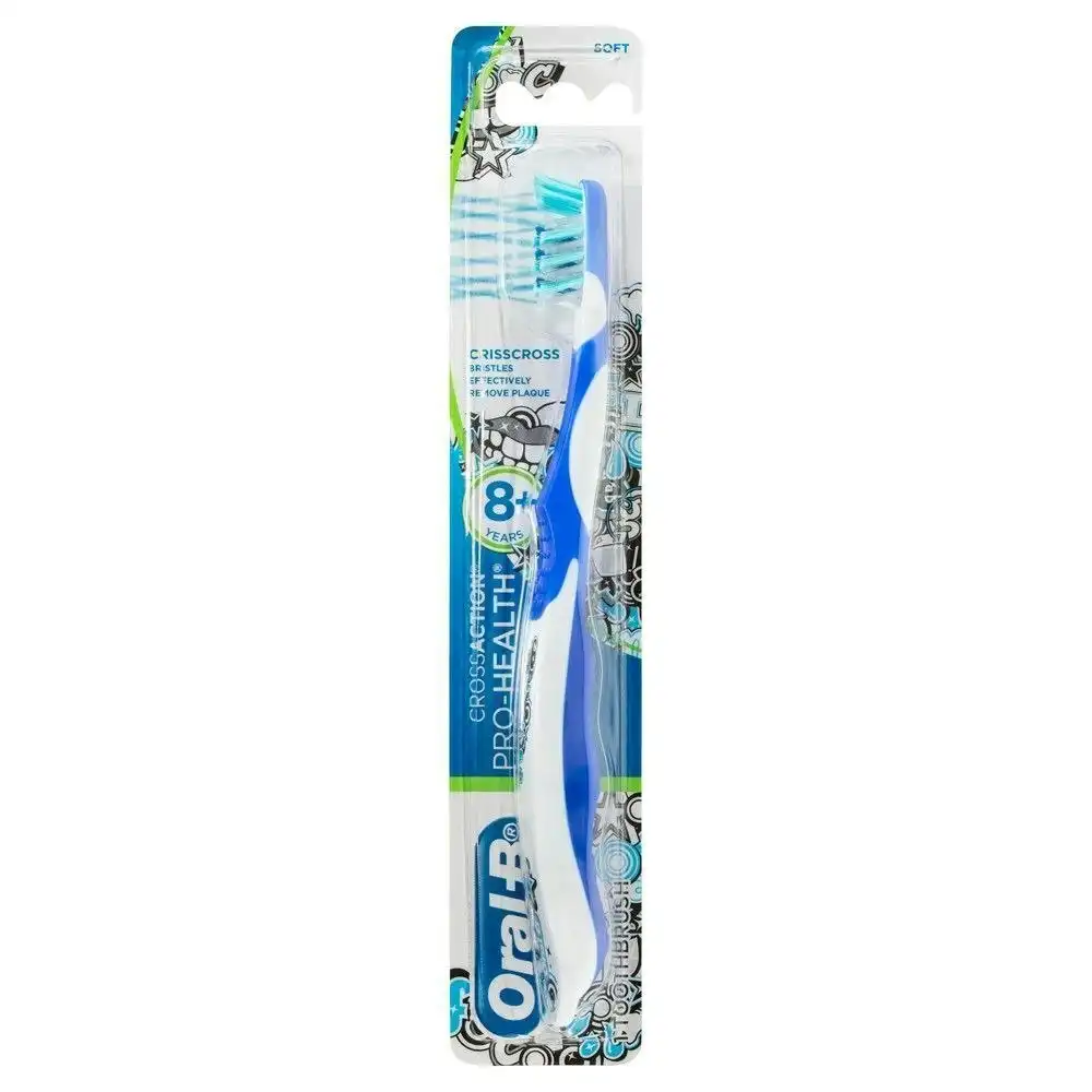 Oral B Stages Soft Toothbrush Crisscross Bristles Oral Hygiene Care For 8y Kids