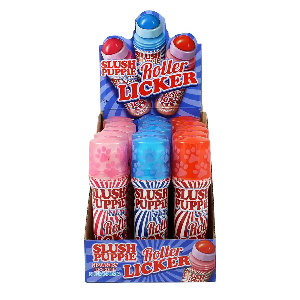 15pc Slush Puppie Roller Licker Liquid Candy Confectionary/Candy 60ml Kids 5y+