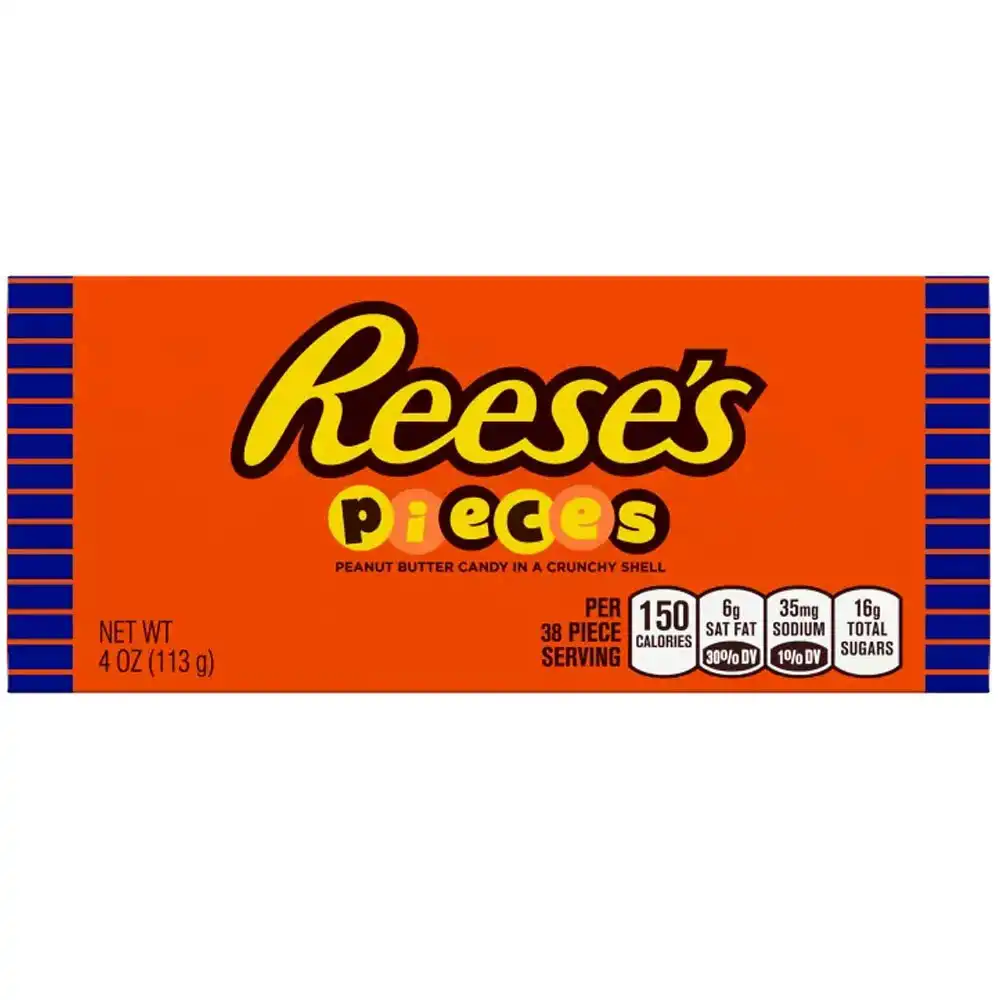 2x Hershey Reeses Peanut Butter Crisp Pieces Shell Candy/Lolly/Sweet Snack 113g