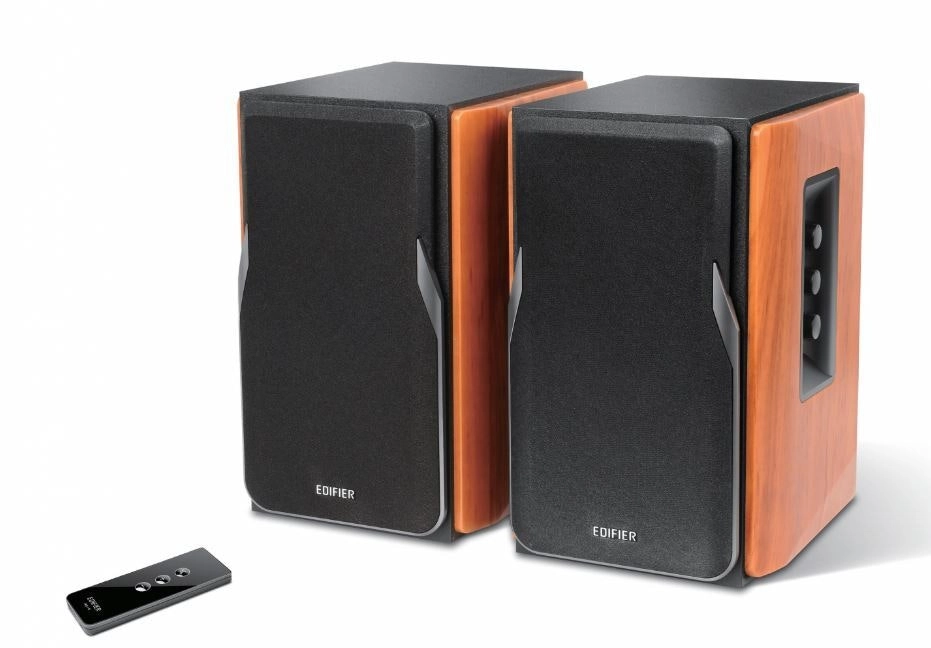 Edifier R1380T Dual RCA Active Speaker 42W RMS Home Audio Entertainment Brown