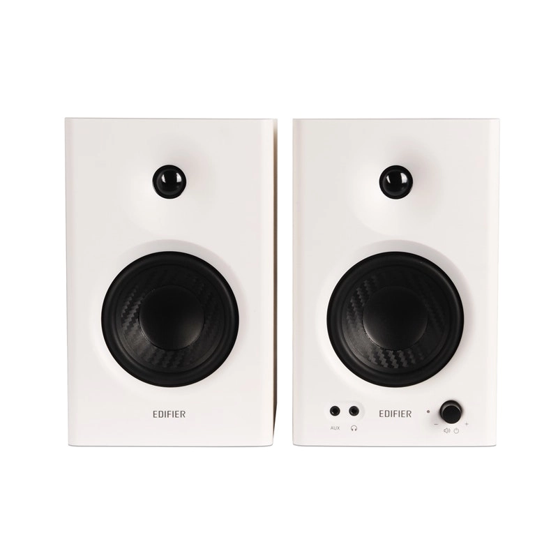 Edifier MR4 Wooden Studio Audio Monitor Speaker Home Audio Entertainment White