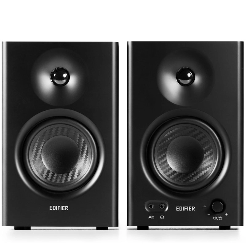 Edifier MR4 Wooden Studio Audio Monitor Speaker Home Audio Entertainment Black