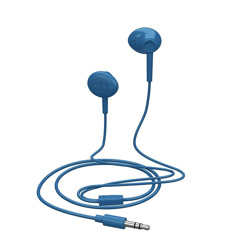 Liquid Ears Everyday Earphones In-Ear Earbuds/Headphones w/3.5mm Audio Jack Blue