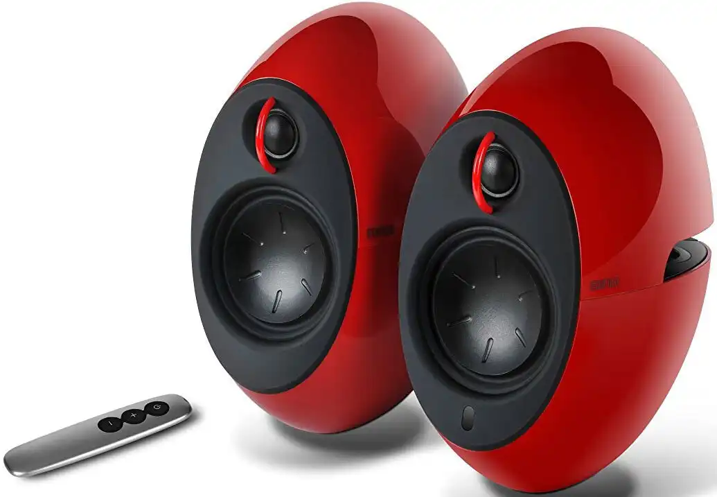 Edifier E25HD Luna HD Bluetooth 4.0 Wireless Speakers 74W for Home Theatre Red