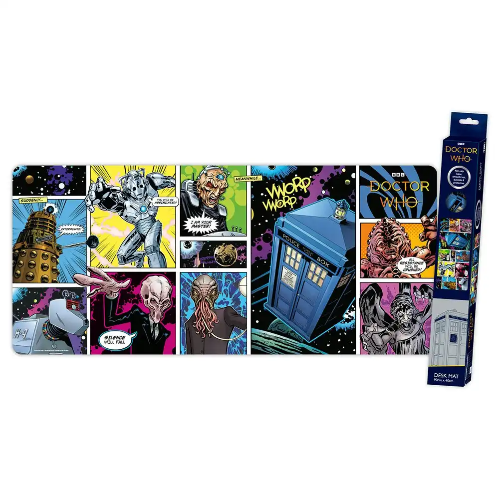 Doctor Who Doctor Who Villains Sci-fi XXL Gaming Mat Computer Mouse Pad 90x40cm