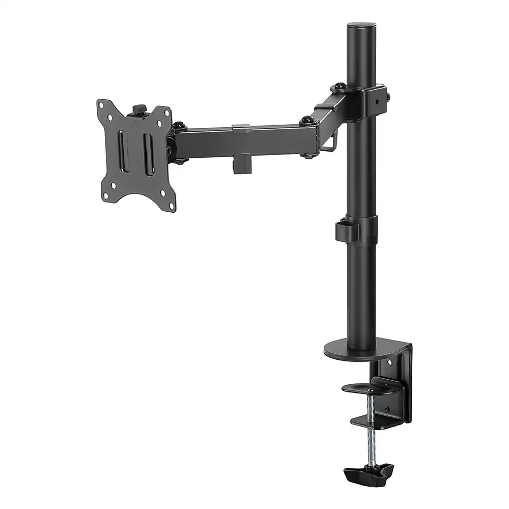 Goobay Single Computer Monitor Desk Mount Flex 43-81cm Black Desk Mountable